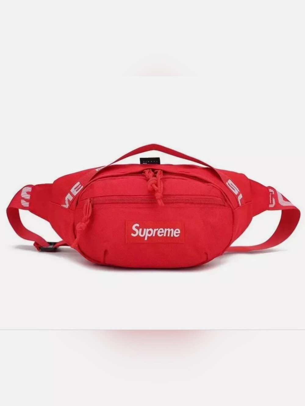Supreme Red Cordura Waist Bag Fanny Pack - UNISEX Logo Belt Bag SS18